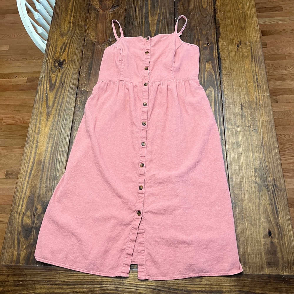 Old Navy Linen Midi Dress